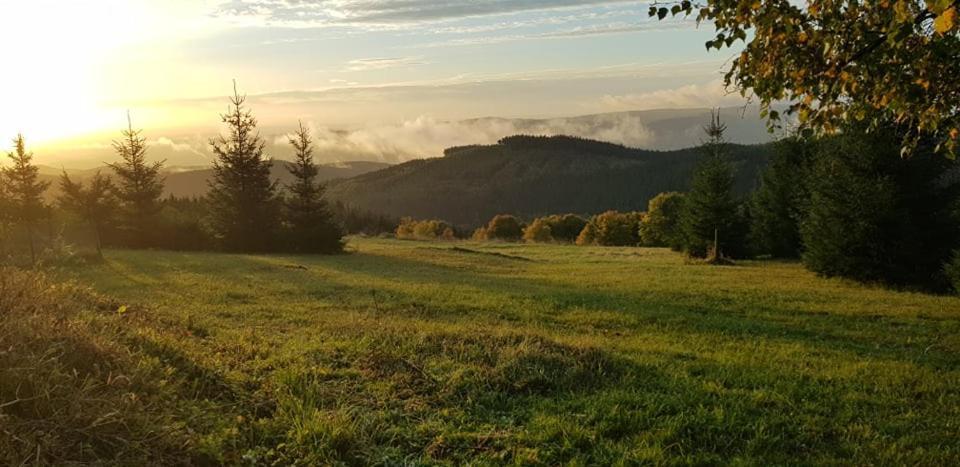 Chata Jeleni Drevenice S Vlastni Virivkou Horni Halze Zewnętrze zdjęcie